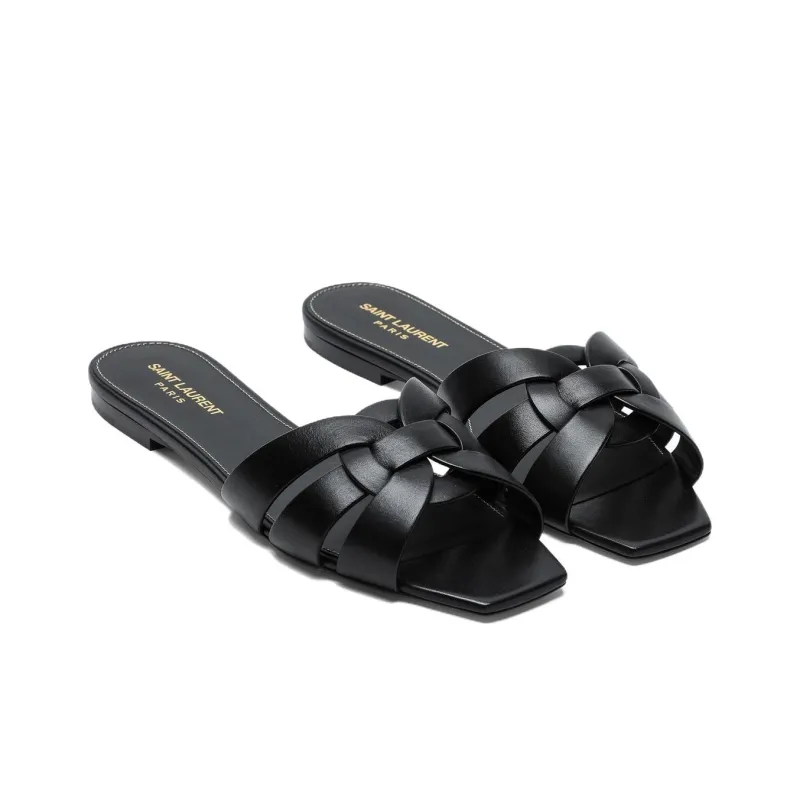SAINT LAURENT Tribute Slip On Sandals Women's-2