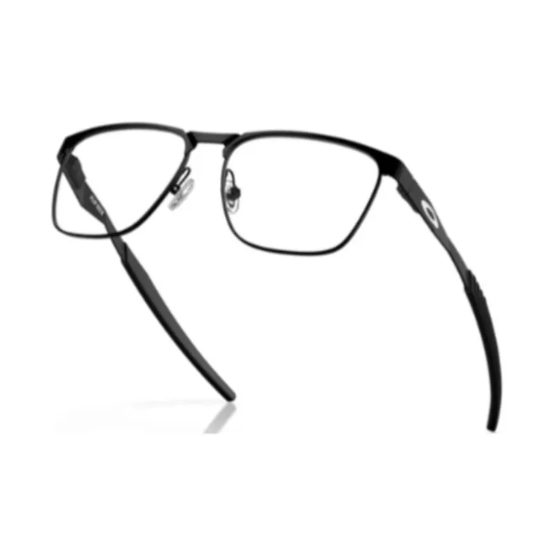 Oakley Metal Square Eyeglass Frames Men's Black-3