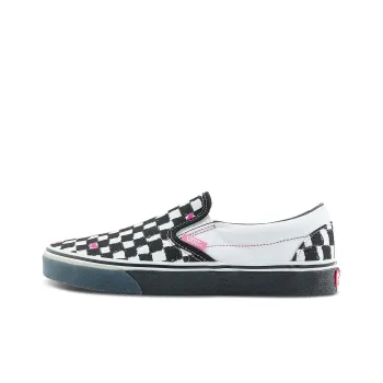 The Museum Visitor x Vans Anti-Slip Wear-Resistant Low-Top Skateboard Shoes Unisex Black White