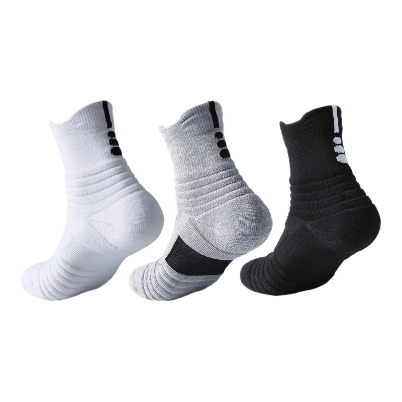Brute Rabbit Basketball Socks Men's 3 Pack Available In Three Colors-15