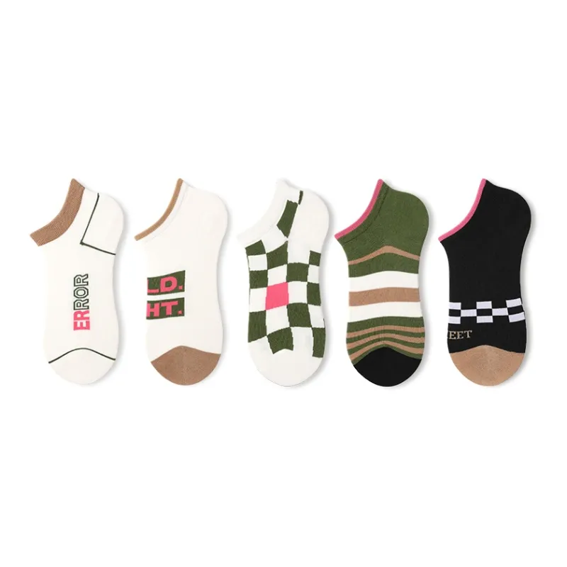 Primeet No Show Socks Women's 5 Pack-11