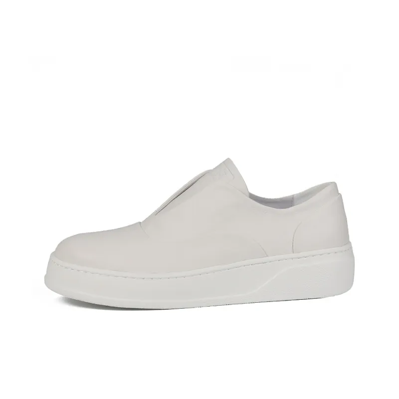 Thai Points Durable Lightweight Moisture Wicking Low Top Skateboard Shoes Men's White-0