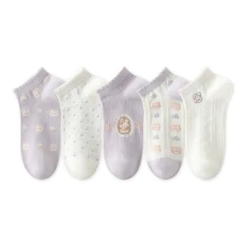 Caramella No Show Socks Women's 5 Pack