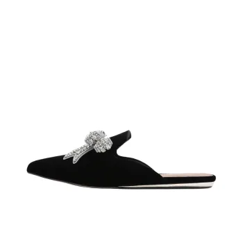 Kurt Geiger London Wrap-toe Slippers Women's Black