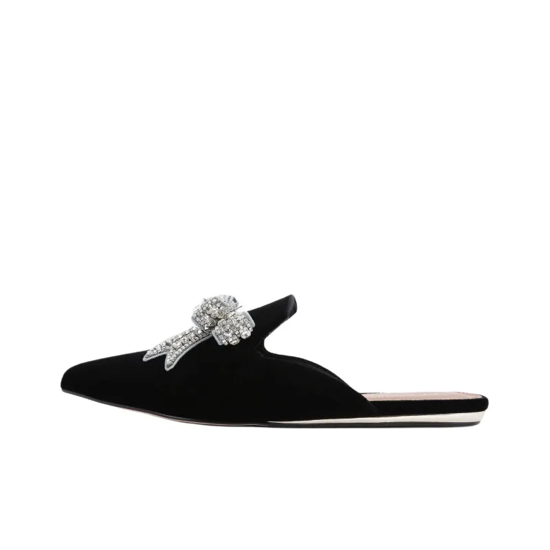 Kurt Geiger London Wrap-toe Slippers Women's Black-0