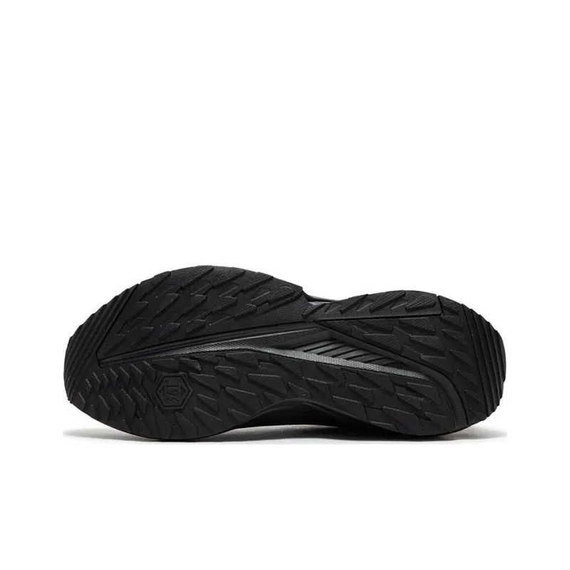 361° Ride The Mountain Anti Slip Wear Resistant Low Top Casual Running Shoes Men's Obsidian Black-4