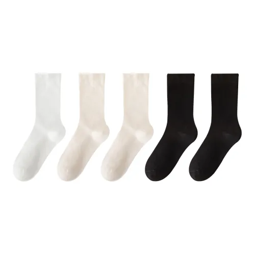 XXLLG Mid Calf Socks Women's 5 Pack
