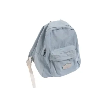 GOOD FOR NOTHING Washed Denim Backpack Regular Unisex Light Blue