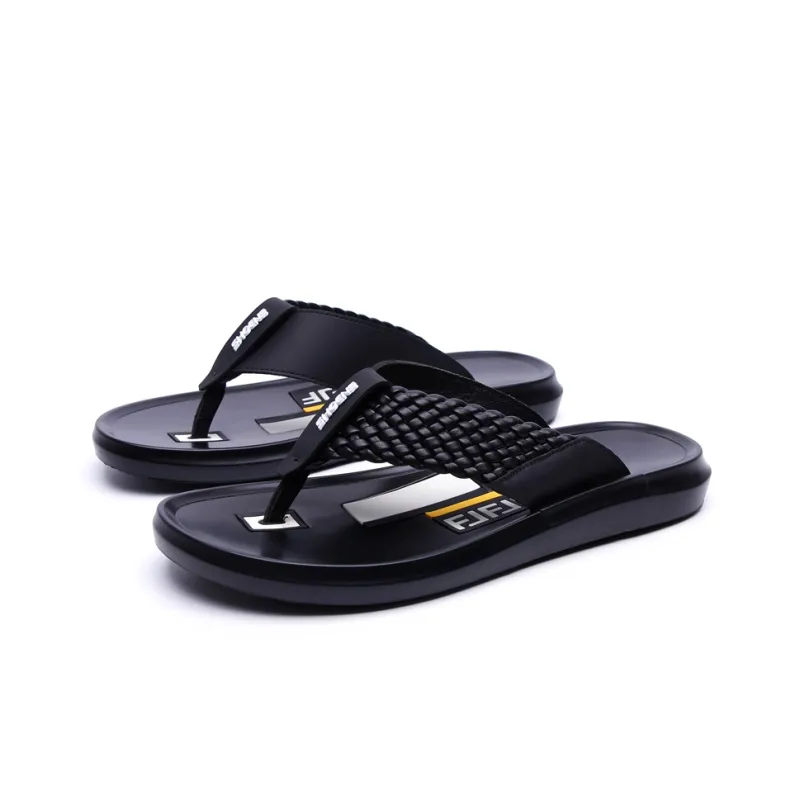 Paladin Odor Resistant Abrasion Resistant Slip Resistant Flip Flops Men's Black-1