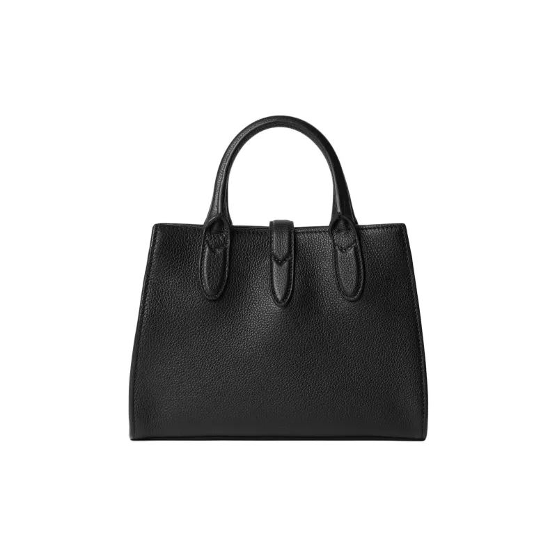 GUCCI Leather Shoulder Bag Crossbody Bag Handbag Small Size Women's Black-4