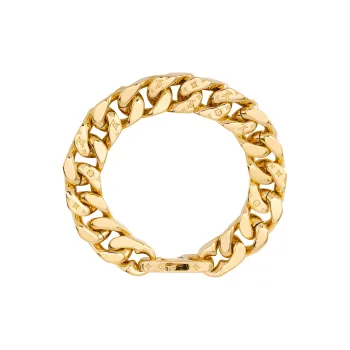 LOUIS VUITTON Metal Bracelets Unisex Gold