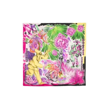 VERSACE 2000s Graphic print Silk Scarf