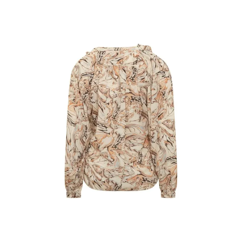 ISABEL MARANT Tiphaine Long Sleeved Blouse-1