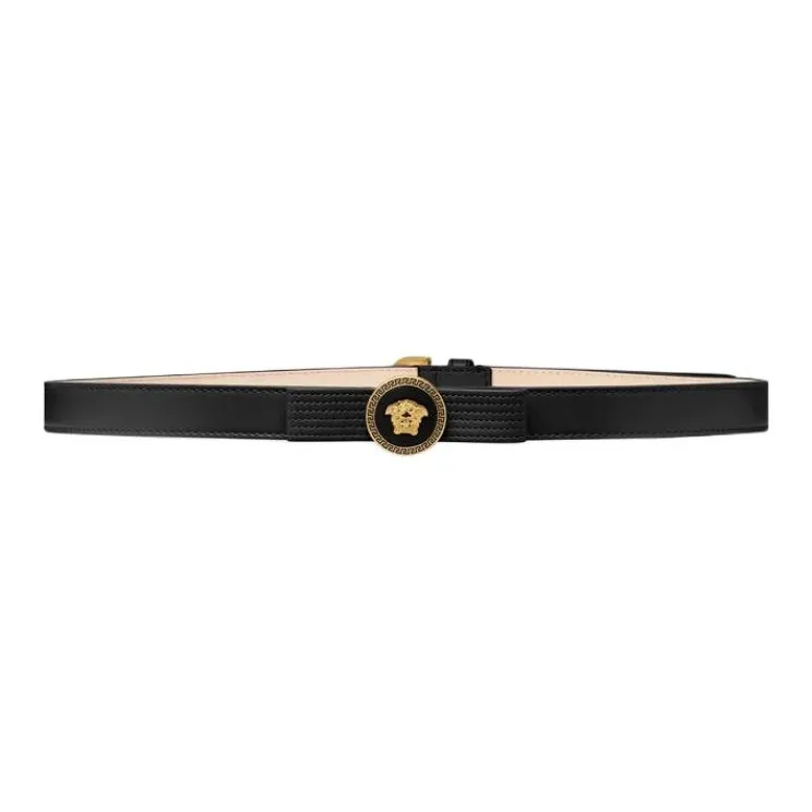 VERSACE Gianni Ribbon Leather Belt-0