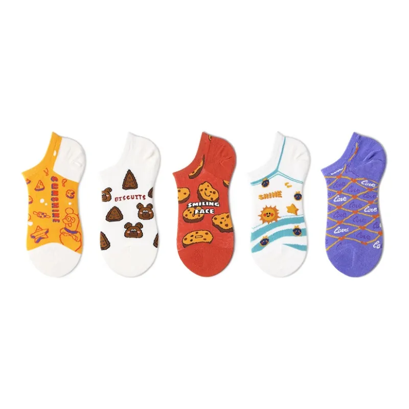Primeet No Show Socks Unisex 5 Pack-9