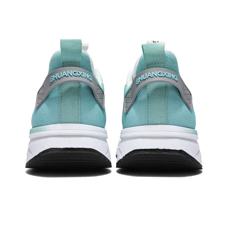 Binary Shock Absorbing, Non Slip, Wear Resistant, Breathable And Lightweight Low Top Running Shoes Men's White Green-5