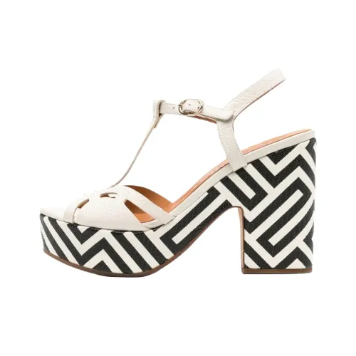 iron MIHARA Jinga 120mm Leather Sandals Women's