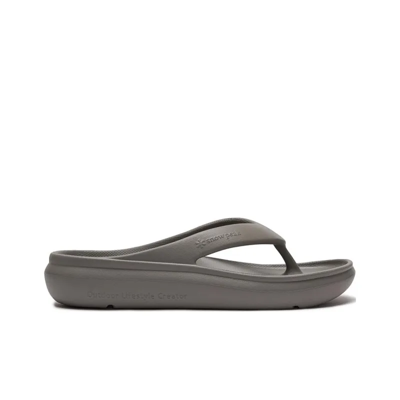 Snow Peak Slip-Resistant Quick Dry Flip Flops Unisex Gray-1