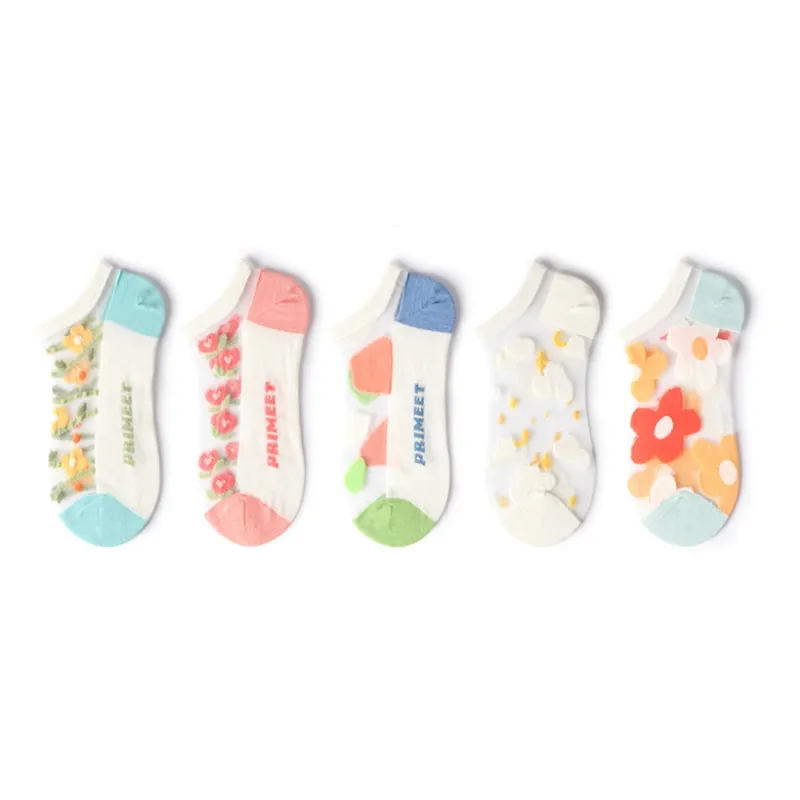 Primeet Ankle Socks Women's 5 Pack-1