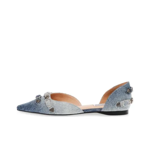 STEVE MADDEN Casual Single Shoes 1cm Women's Denim Blue