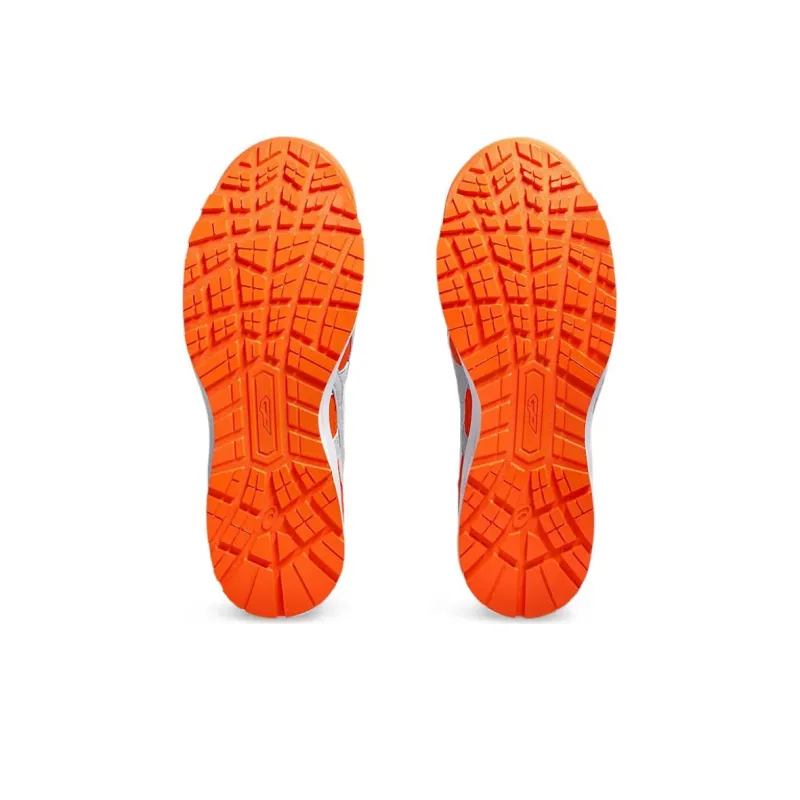 Asics Winjob Slip Resistant, Abrasion Resistant, Breathable Low Top Running Shoes Unisex Orange Gray-4