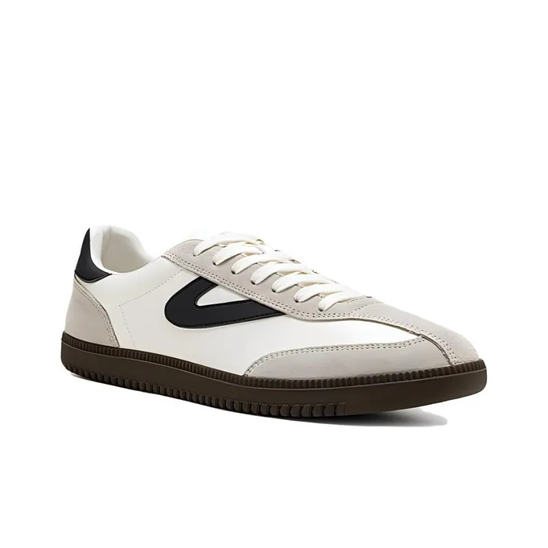 TRETORN Low Top Skateboard Shoes Unisex Beige White Black-2