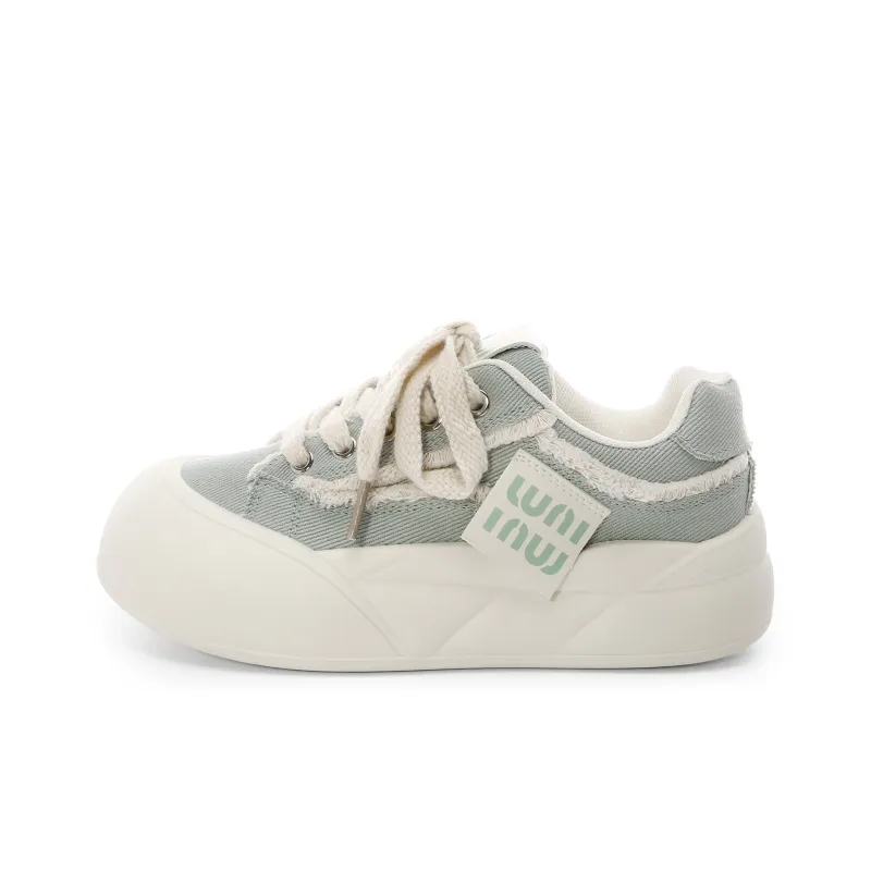 Lovely You Puffy Shoes Lightweight Low-Top Skateboard Shoes Women's-0