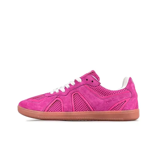 VFDF German Army Trainers Anti Slip Wear Resistant Low Top Skateboard Shoes Women's Dragon Fruit Pink
