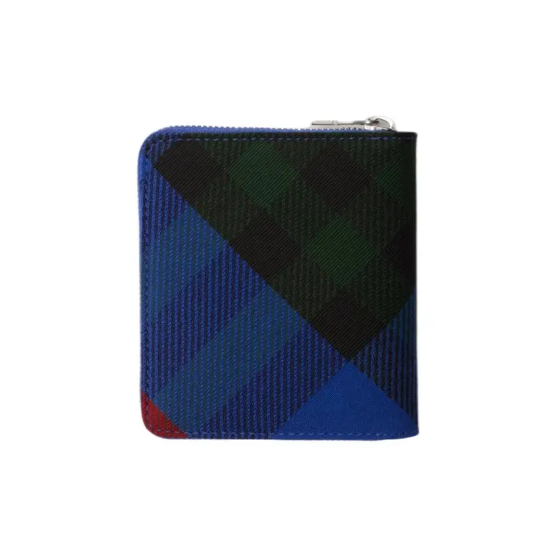 Burberry Polyester Wallet Medium Size Women's Knight Blue-2