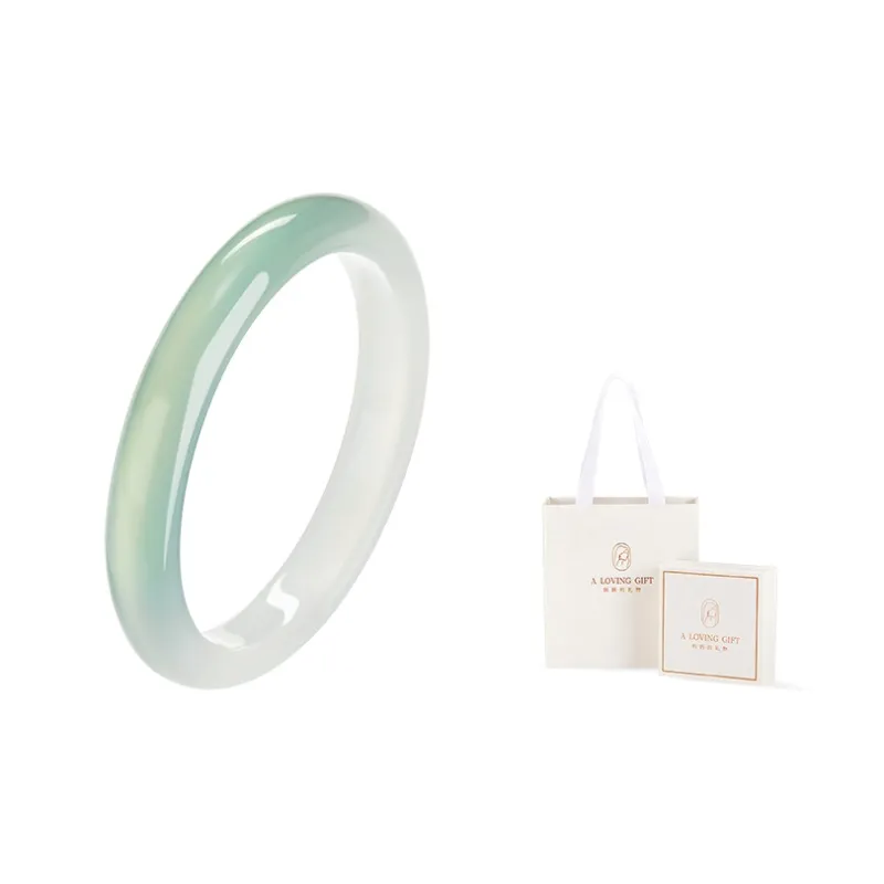 Mom's Gift Chalcedony Bangles Women's-9