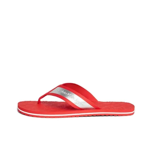 CKJ CALVIN KLEIN JEANS Flip Flops Men's Red