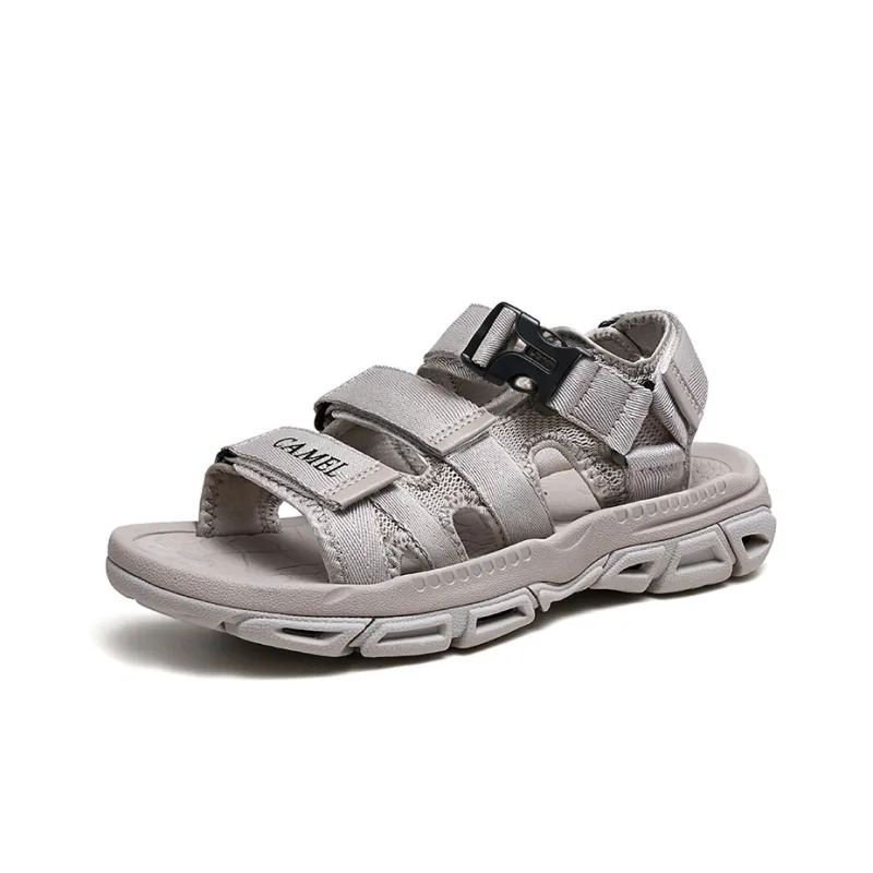 CAMEL Beach Sandals Men Black/Moon Shadow Gray-6