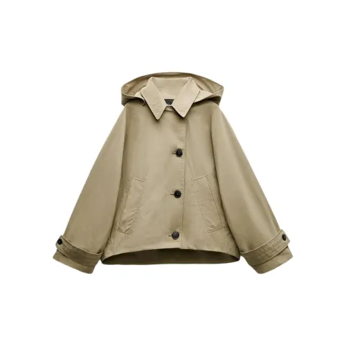 ZARA Jackets Women's Tan