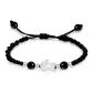 Rope Bracelet-S999 Fine Silver (Black)