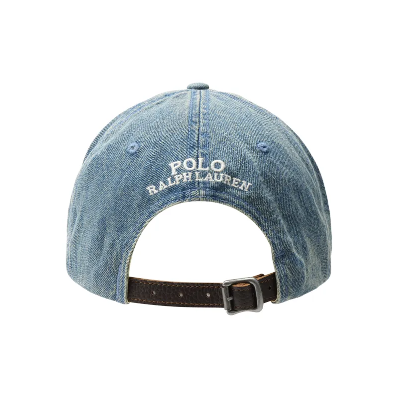 Polo Ralph Lauren Cotton Baseball Caps Unisex Blue-3