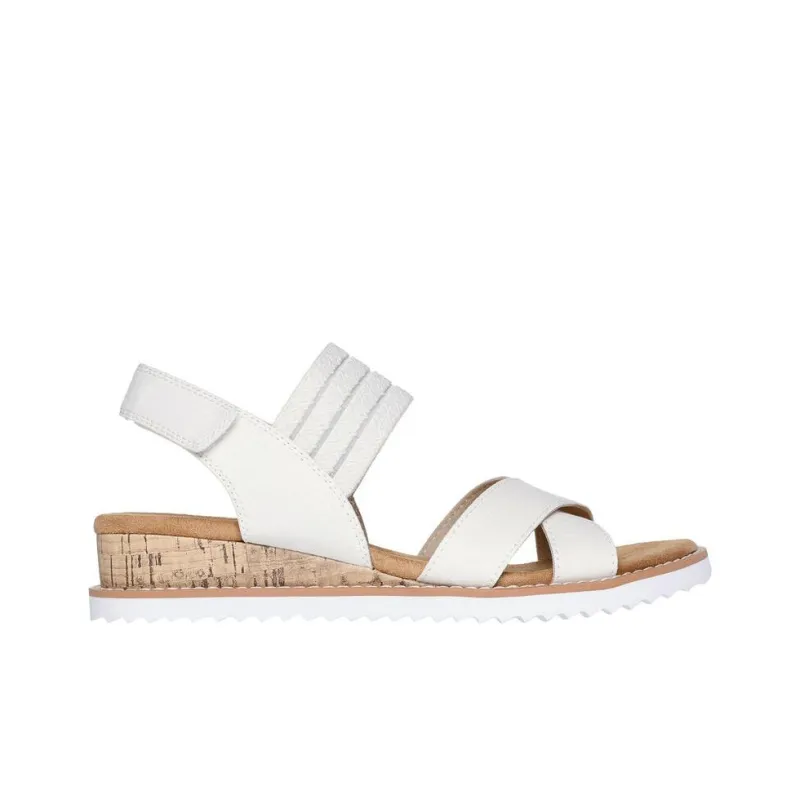 Skechers DESERT KISS Beach Sandals Women's Ecru-1