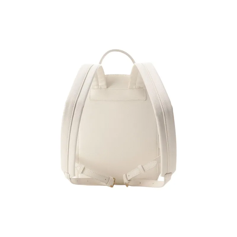 SAMANTHA THAVASA Polypropylene Synthetic Leather Polyester Backpack Women's White-2