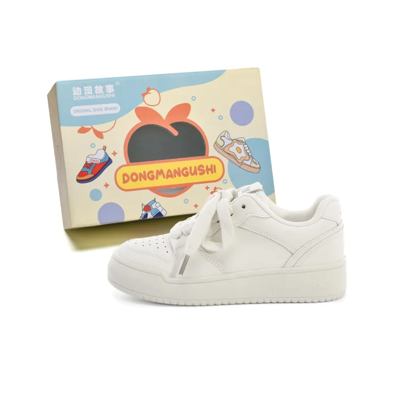 Anime Story Low Top Skateboard Shoes Women's-20