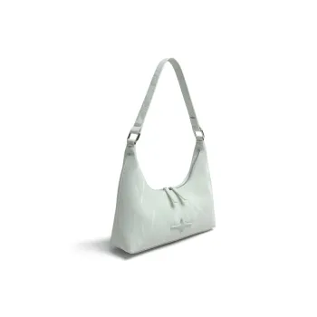 MZ HOUGE Pu Shoulder Bag Advanced Niche Shoulder Bag Handbag Regular Women's Mint Green/Silver Gray/Black