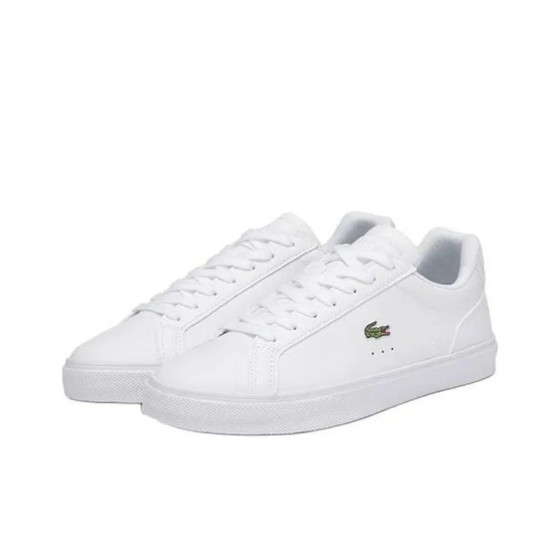 LACOSTE Low Top Skateboard Shoes Women's White-2
