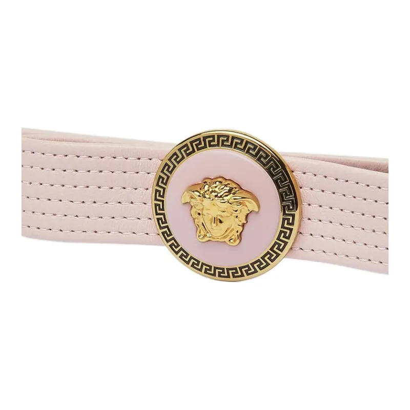 VERSACE Gianni Ribbon Leather Belt-2