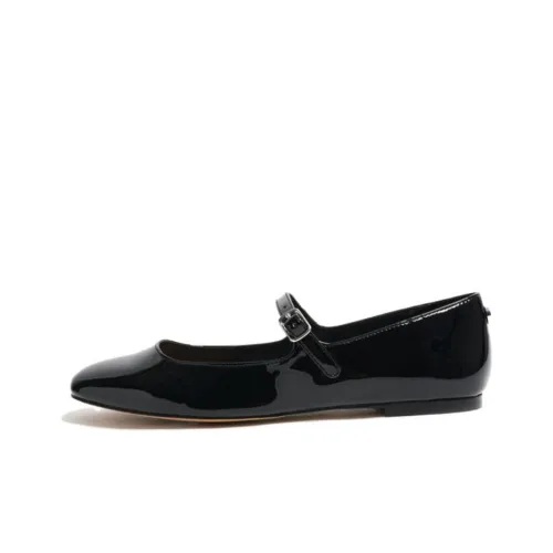 STEVE MADDEN Flat Mary Jane Shoes 0.8cm Women's Black