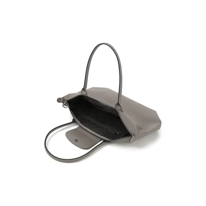 LONGCHAMP Le Pliage Xtra Cow Leather Tote Bag, Shoulder Bag Medium Size Women's Dove Gray-5