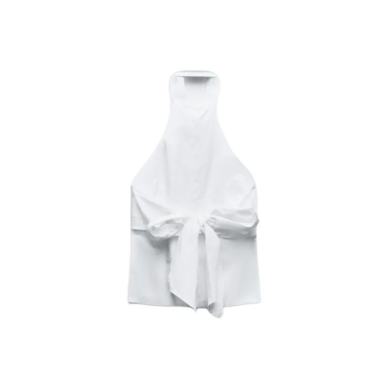 ZARA Tank Tops Women's White-1