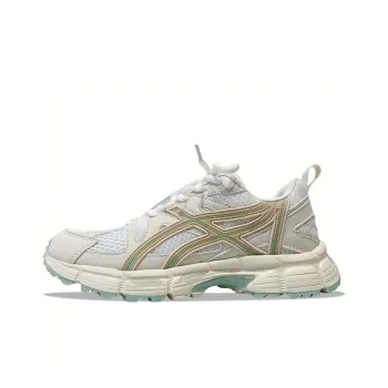 MQGAll Anti-Slip Wear-Resistant Breathable Lightweight Low-Top Running Shoes Unisex Ecru