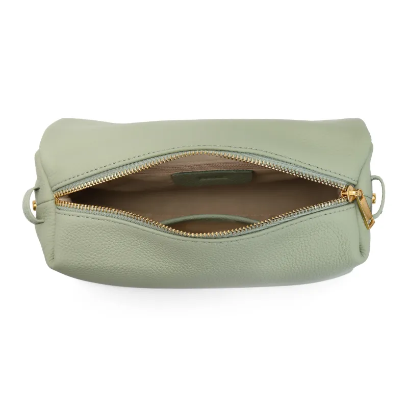 BELLE Artificial Leather Crossbody Bag Women's Solid Color Plain-12