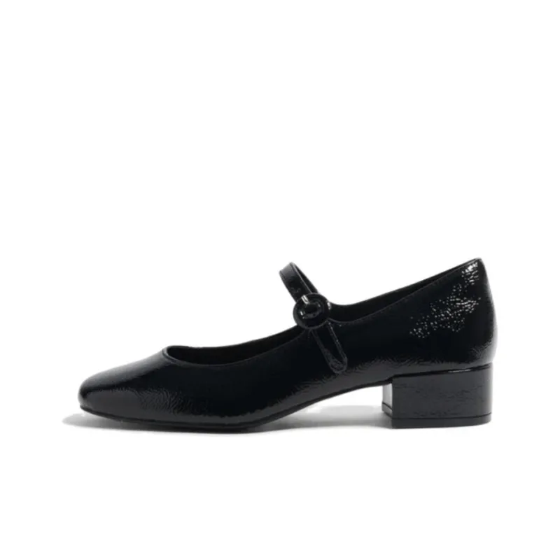 STEVE MADDEN Chunky Heel Mary Jane Shoes 3cm Women's-8