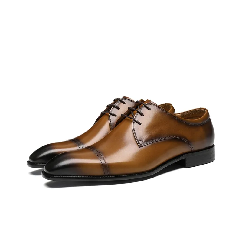 ASTON M.JAZZ Dress Shoes Men Low Top Black/Brown/Coffee-2