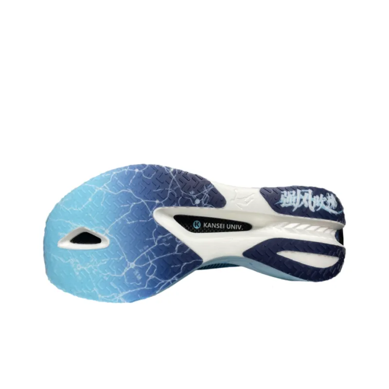 QIAODAN Flying Shadow PRO Cushioning Anti-Slip And Wear-Resistant Low-Top Running Shoes Men's Cirrus Blue Serene Blue-4
