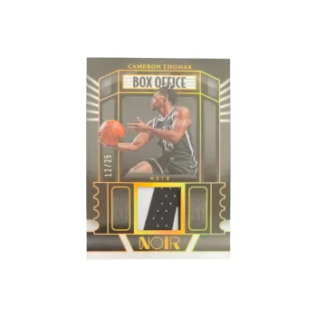 PANINI 2022 23 Panini Noir Cameron Thomas Nets 12/25 Patch Window Jersey Star Card Product Pass Sports Cards 1 Pc